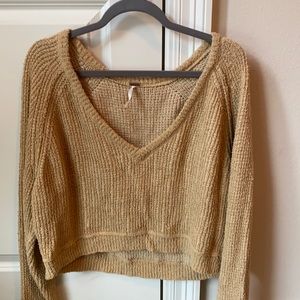 Free people cropped sweater